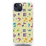 Seamless Pattern Musical Note Doodle Symbol iPhone 13 TPU UV Print Case Front