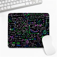 Math Linear Mathematics Education Circle Background Large Mousepad by Apen