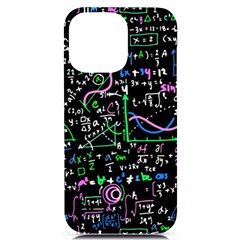 Math Linear Mathematics Education Circle Background Iphone 14 Pro Max Black Uv Print Case by Apen