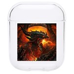 Dragon Fire Fantasy Art Hard PC AirPods 1/2 Case Front