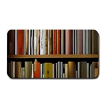 Book Nook Books Bookshelves Comfortable Cozy Literature Library Study Reading Reader Reading Nook Ro Medium Bar Mat 16 x8.5  Bar Mat