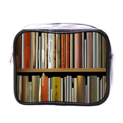 Book Nook Books Bookshelves Comfortable Cozy Literature Library Study Reading Reader Reading Nook Ro Mini Toiletries Bag (one Side) by Maspions