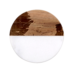 Pretty Art Nice Classic Marble Wood Coaster (round)  by Maspions