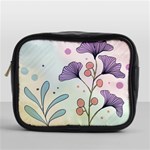 Flower Paint Flora Nature Plant Mini Toiletries Bag (One Side) Front