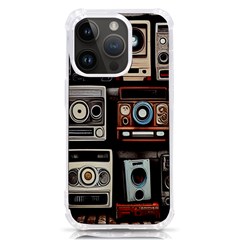 Retro Cameras Old Vintage Antique Technology Wallpaper Retrospective Iphone 14 Pro Tpu Uv Print Case by Grandong