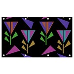 Abstract Pattern Flora Flower Banner and Sign 7  x 4  Front