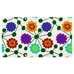 Bloom Plant Flowering Pattern Banner And Sign 7  X 4  by Maspions