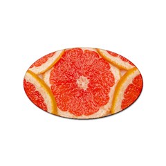 Grapefruit-fruit-background-food Sticker (oval) by Maspions