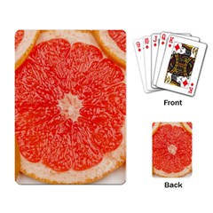 Grapefruit-fruit-background-food Playing Cards Single Design (rectangle) by Maspions