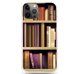 Books Bookshelves Office Fantasy Background Artwork Book Cover Apothecary Book Nook Literature Libra Iphone 12 Pro Max Tpu Uv Print Case by Posterlux