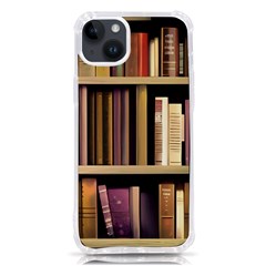 Books Bookshelves Office Fantasy Background Artwork Book Cover Apothecary Book Nook Literature Libra Iphone 14 Plus Tpu Uv Print Case by Posterlux