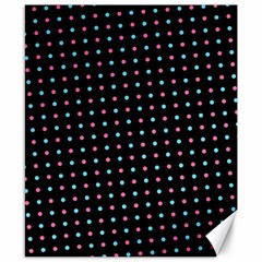 Pattern Dots Dot Seamless Canvas 8  X 10  by Maspions