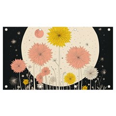 Space Flowers Universe Galaxy Banner And Sign 7  X 4  by Maspions