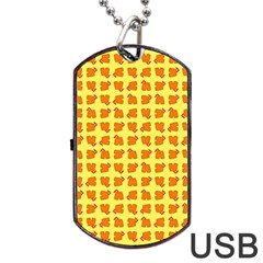 Pattern Shorts Watermelon Design Dog Tag Usb Flash (one Side) by Maspions