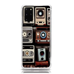 Retro Cameras Old Vintage Antique Technology Wallpaper Retrospective Samsung Galaxy S20plus 6 7 Inch Tpu Uv Case by Grandong