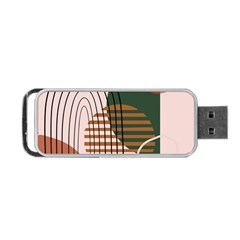 Line Forms Art Drawing Background Portable Usb Flash (two Sides) by Maspions