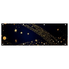 Starsstar Glitter Banner And Sign 9  X 3  by Maspions