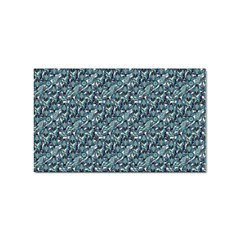 Blue Paisley Sticker (rectangular) by DinkovaArt