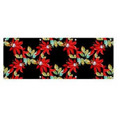 Floral Geometry Banner And Sign 8  X 3  by Sparkle