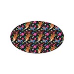 Beautiful Pattern Sticker (Oval) Front