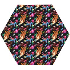 Beautiful Pattern Wooden Puzzle Hexagon by Sparkle