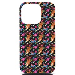 Beautiful Pattern Iphone 14 Pro Black Uv Print Case by Sparkle