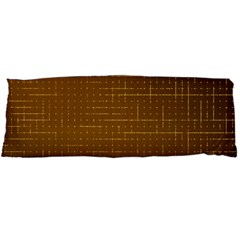 Anstract Gold Golden Grid Background Pattern Wallpaper Body Pillow Case Dakimakura (two Sides) by Maspions