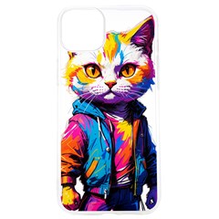 Wild Cat Iphone 15 Pro Tpu Uv Print Case by Sosodesigns19