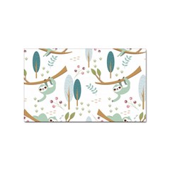 Pattern Sloth Woodland Sticker Rectangular (10 Pack) by Hannah976