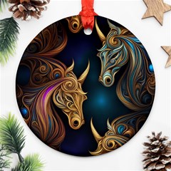 Pattern 5 Ornament (round) by 2607694a