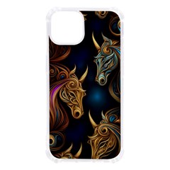 Pattern With Horses Iphone 13 Tpu Uv Print Case by 2607694a