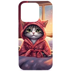 Cat 2 Iphone 15 Pro Black Uv Print Pc Hardshell Case by 2607694a