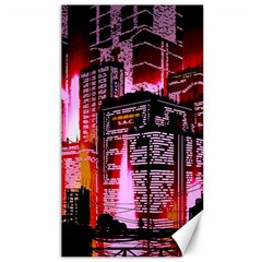 Cybercity Canvas 40  X 72  by Sparkle