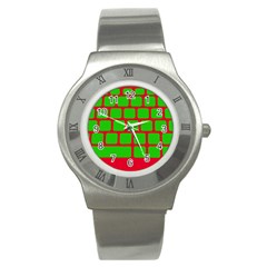 Keyboard Keys Computer Input Pc Stainless Steel Watch by Ravend