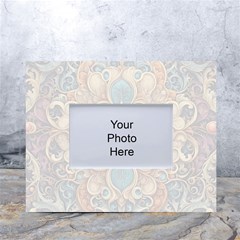 Pattern 1 Muster 7a White Tabletop Photo Frame 4 x6  by 2607694c