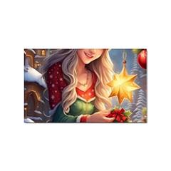 Christmas Greetings Sticker Rectangular (10 Pack) by 2607694c