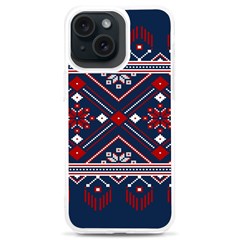 Ukrainian Folk Seamless Pattern Ornament Art Iphone 15 Plus Tpu Uv Print Case by Bedest