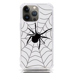 Spider Web Iphone 13 Pro Tpu Uv Print Case by Azkajaya