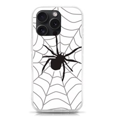 Spider Web Iphone 15 Pro Tpu Uv Print Case by Azkajaya