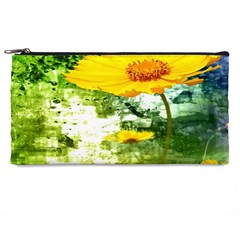 Yellow Flowers Pencil Case by Ket1n9