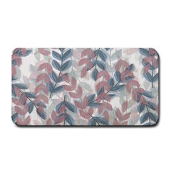 Leaves Pattern Background Nature Medium Bar Mat by Loisa77