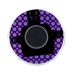 White pentacle and purple pattern On-the-Go Memory Card Reader Front