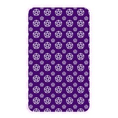 White Pentacle And Purple Pattern Memory Card Reader (rectangular) by cheekywitch