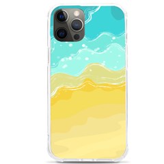 Abstract Background Beach Coast Iphone 12 Pro Max Tpu Uv Print Case by anzea