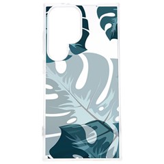 Monstera Leaves Background Samsung Galaxy S24 Plus 6 7 Inch Tpu Uv Case by anzea