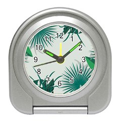 Illustrations Foliage Background Border Travel Alarm Clock by anzea