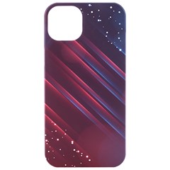 Illustrations Space Purple Iphone 15 Pro Black Uv Print Pc Hardshell Case by anzea