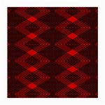 pattern black red Medium Glasses Cloth Front