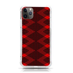 Pattern Rot Schwarz Iphone 11 Pro Max 6 5 Inch Tpu Uv Print Case by dedoma