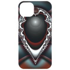 Fractal Eye Iphone 15 Pro Black Uv Print Pc Hardshell Case by dedoma